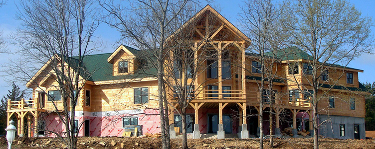 Chicago White Sox Baseball Player Builds Log Home Mansion by Jim Barna Log And Timber Homes